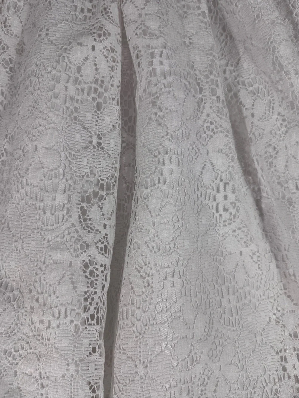 Us Angels White Lace Satin-Bow Formal Dress for Girls
